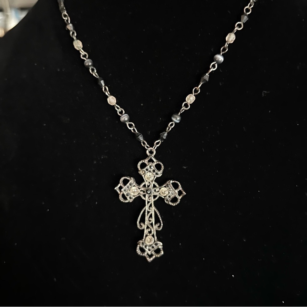 Cross Filigree custom necklace